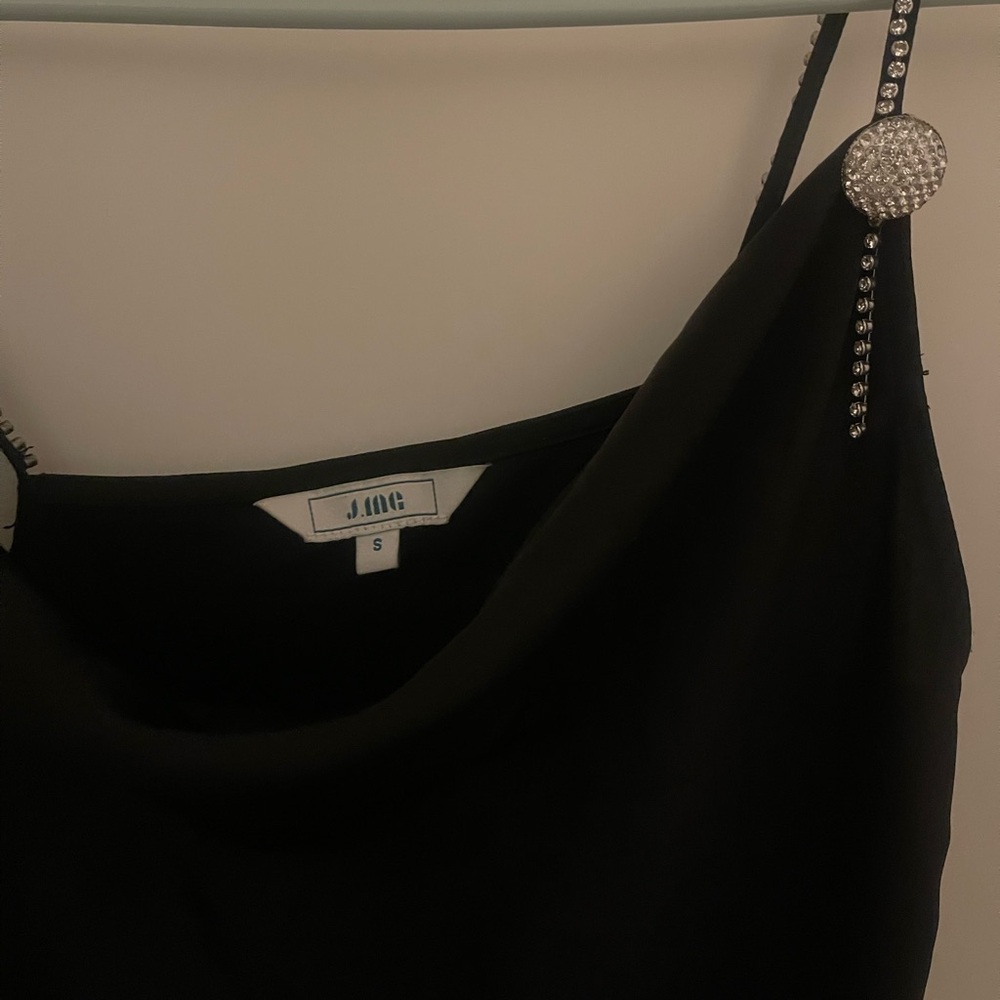 J.ING Sleek Black Mini Dress - Picture 5 of 7